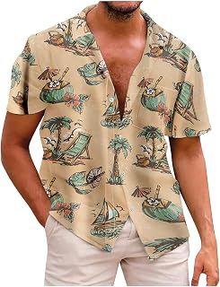 Fit Graphic Cropped Gents Autumn Cropped Cotton Shirt Popular Swimming Short Sleeved Stretchy Strapless V-Neck Shirt Mens