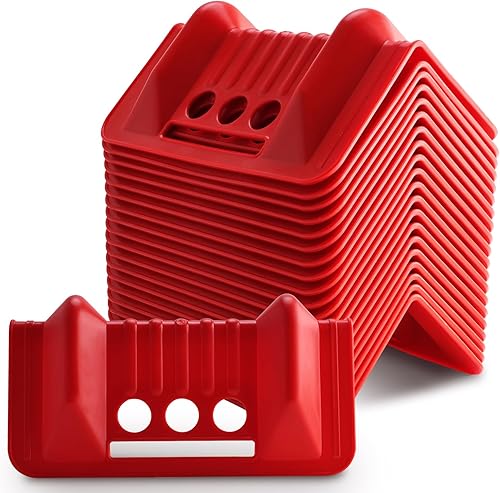 Miniatura 9 de NORJIN Paquete de 20 protectores de borde plano, protectores de esquina resistentes que protegen los bordes de carga del desgaste (9.5 x 6.2 x 3.7