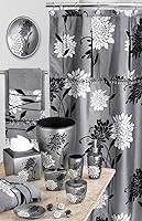 Vista 5 de Zahari Home Erica Bathroom Towel Set - 3 Piece Modern Decor Grey Towel Set