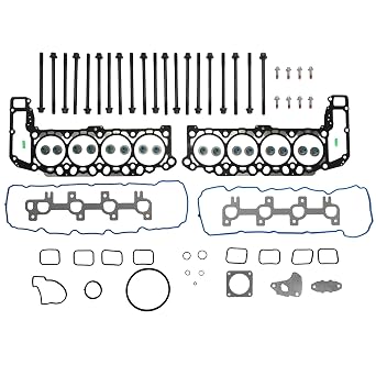 4.7L V8 Engine Cylinder Head Gasket Bolt Kit for Dodge Ram 1500 68001777AA | Dodge Ram 1500 Dakota Durango Jeep Grand Cherokee 4.7L V8 2002-2012 68001777AA Blown Headgasket Replacement Overheating Fix