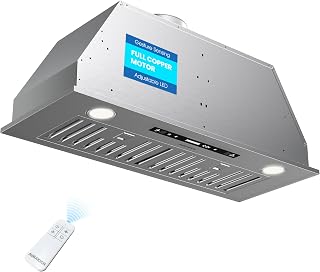 30" Range Hood Insert, 900CFM Full Copper Motor