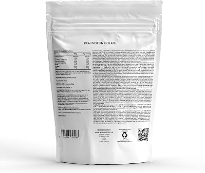 GN Vegan Protein 80 Protein Powder | 500g Unflavoured Pea-Protein Powder - Plant Based Protein-Powder | 24g per Serving | Non-GMO, Gluten & Dairy Free