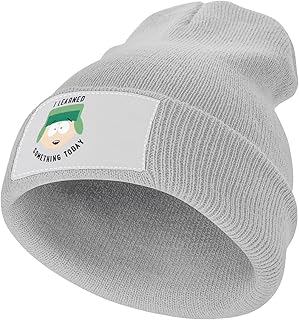 Knit Beanie Hat South Park Knit Hat Soft Warm Knitted Cuffed Hat Slouchy Beanies Skull Cap Winter Hat