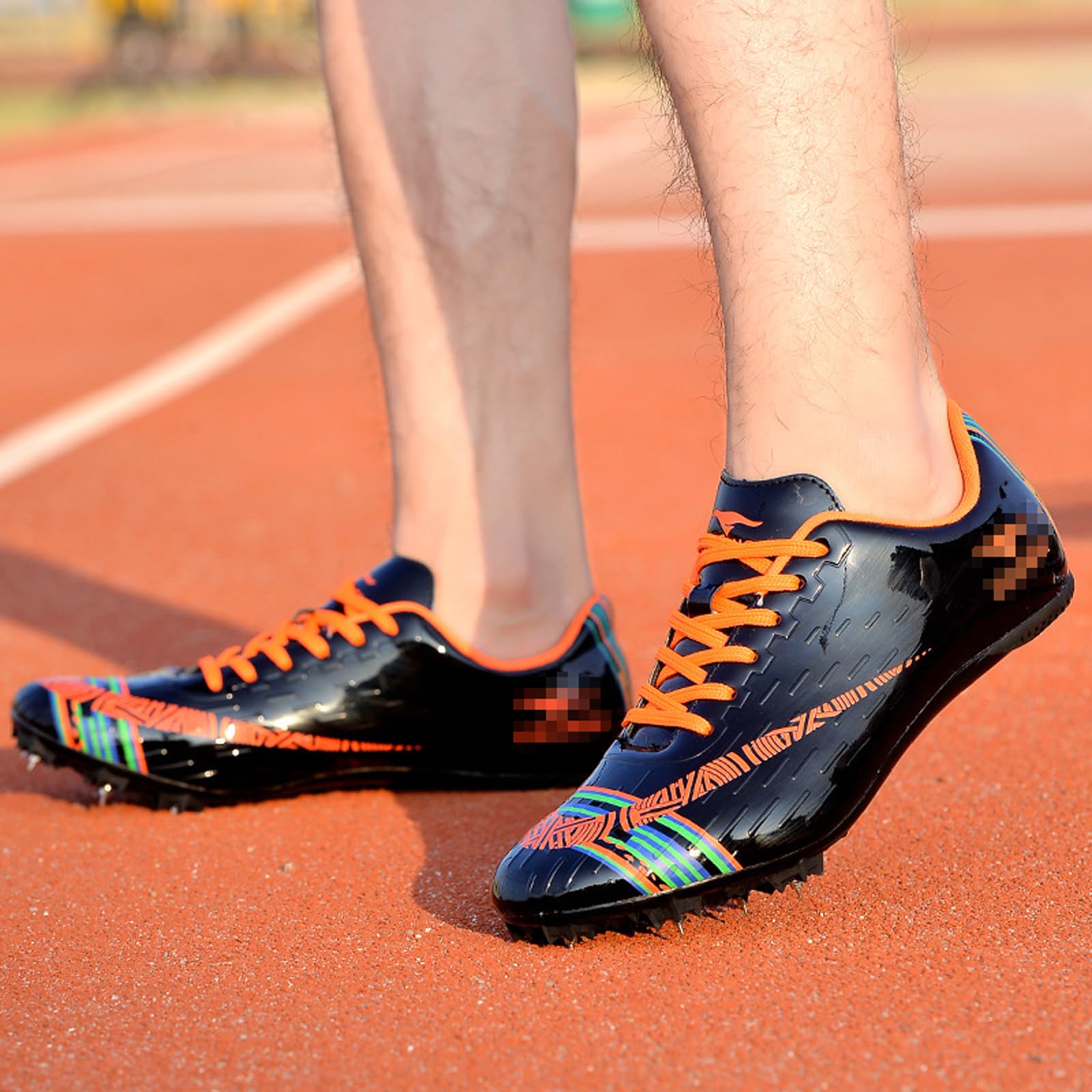 Zapatos Deportivos Profesionales Ligeros y Transpirables,Zapatos Profesionales con Clavos para Correr,Zapatos con Clavos para Atletismo,Zapatillas de Deporte con Clavos para Adolescentes