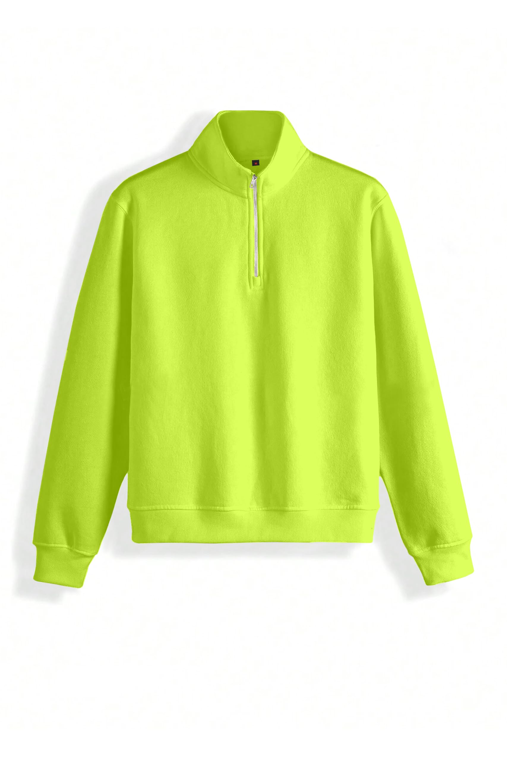 BAGHADBILLO Men's Fleece Sweatshirt with Solid Hooded Neck Long Sleeves Half Zipper Regular Fit with Zip-picture-20
