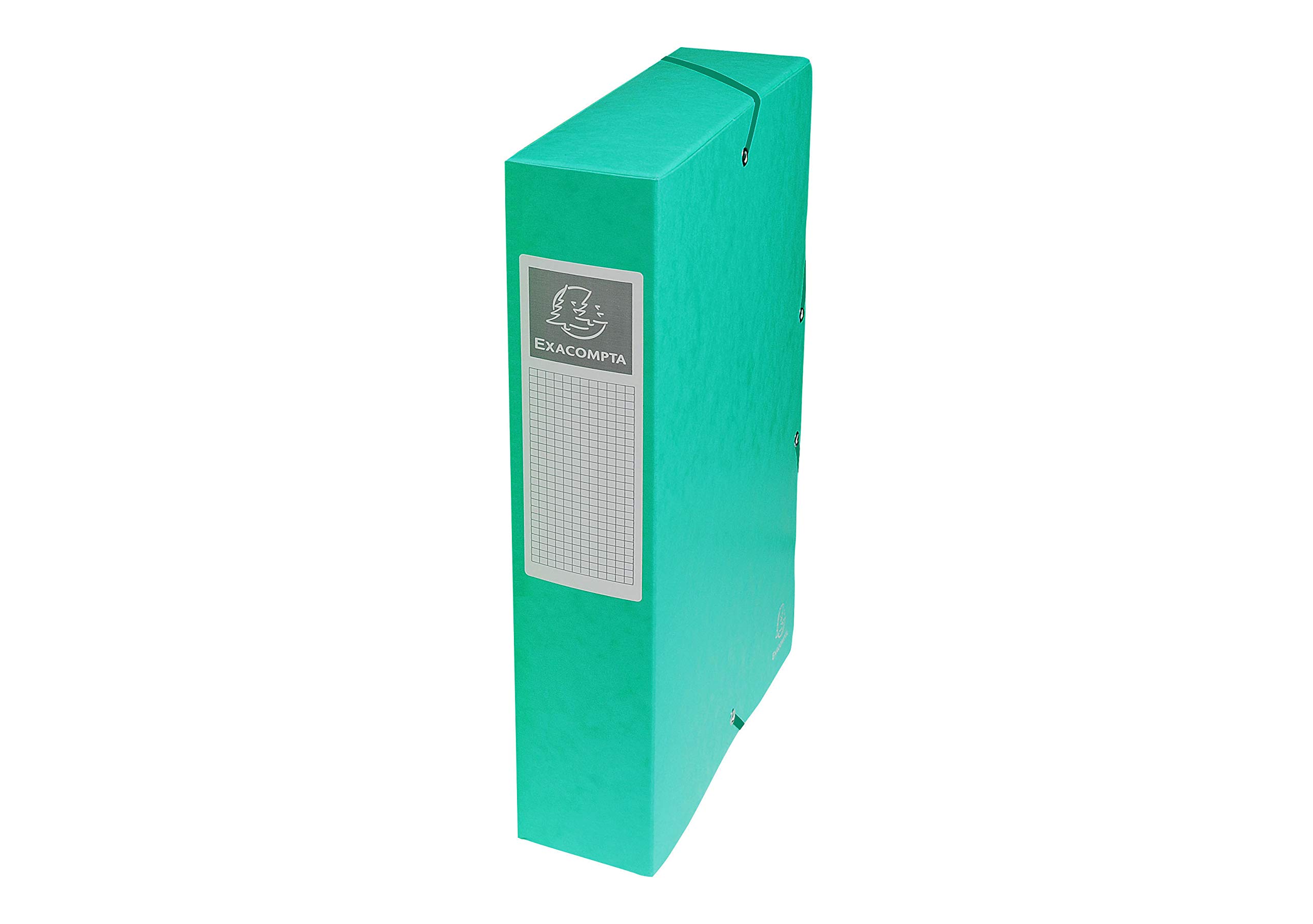 Exacompta 8 scatole archivio Exabox A4 dorso 6 cm verde