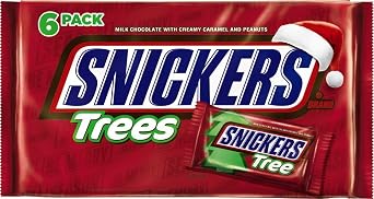 Snickers Chocolate Candy Tree, Singles 6 Count