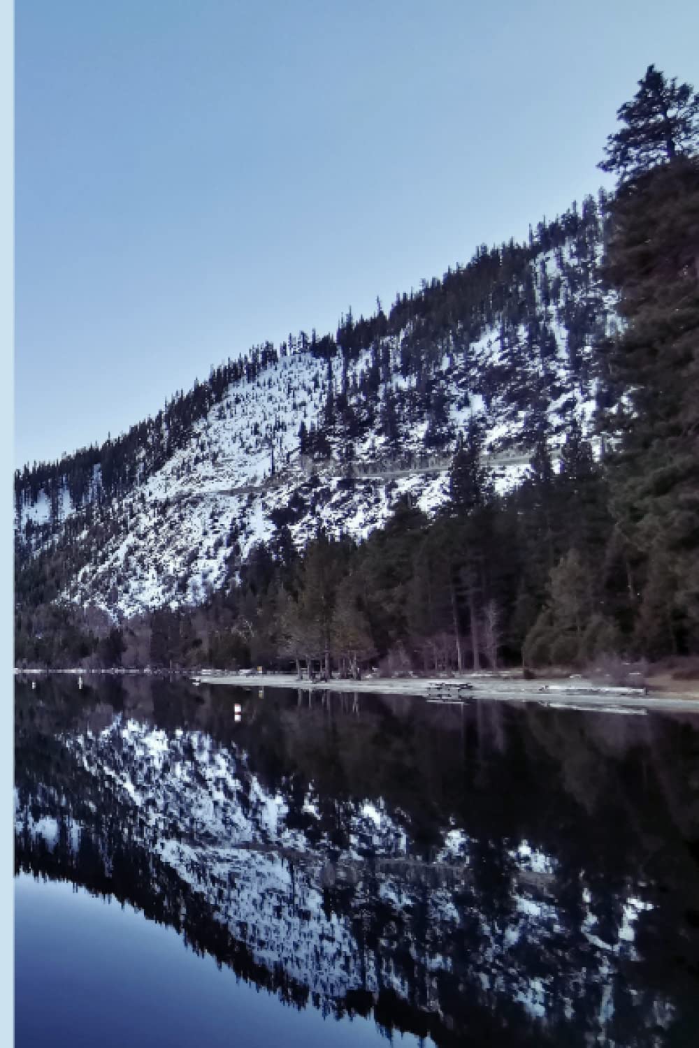 NOTEBOOK: Winter at Emerald Lake California - Winter Lake Reflexions (6x9in , 120 sheets , lined pages) Original PaperHouse Design. (TRAVEL NOTEBOOKS)