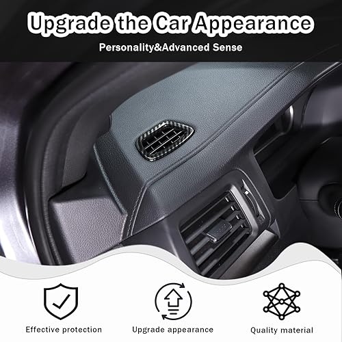 Miniatura 2 de 2 cubiertas de marco de salida de aire superior para Honda Pilot 2016-2022Honda Ridgeline 2017-2023Honda Passport 2019-2023, accesorios ABS (patrón