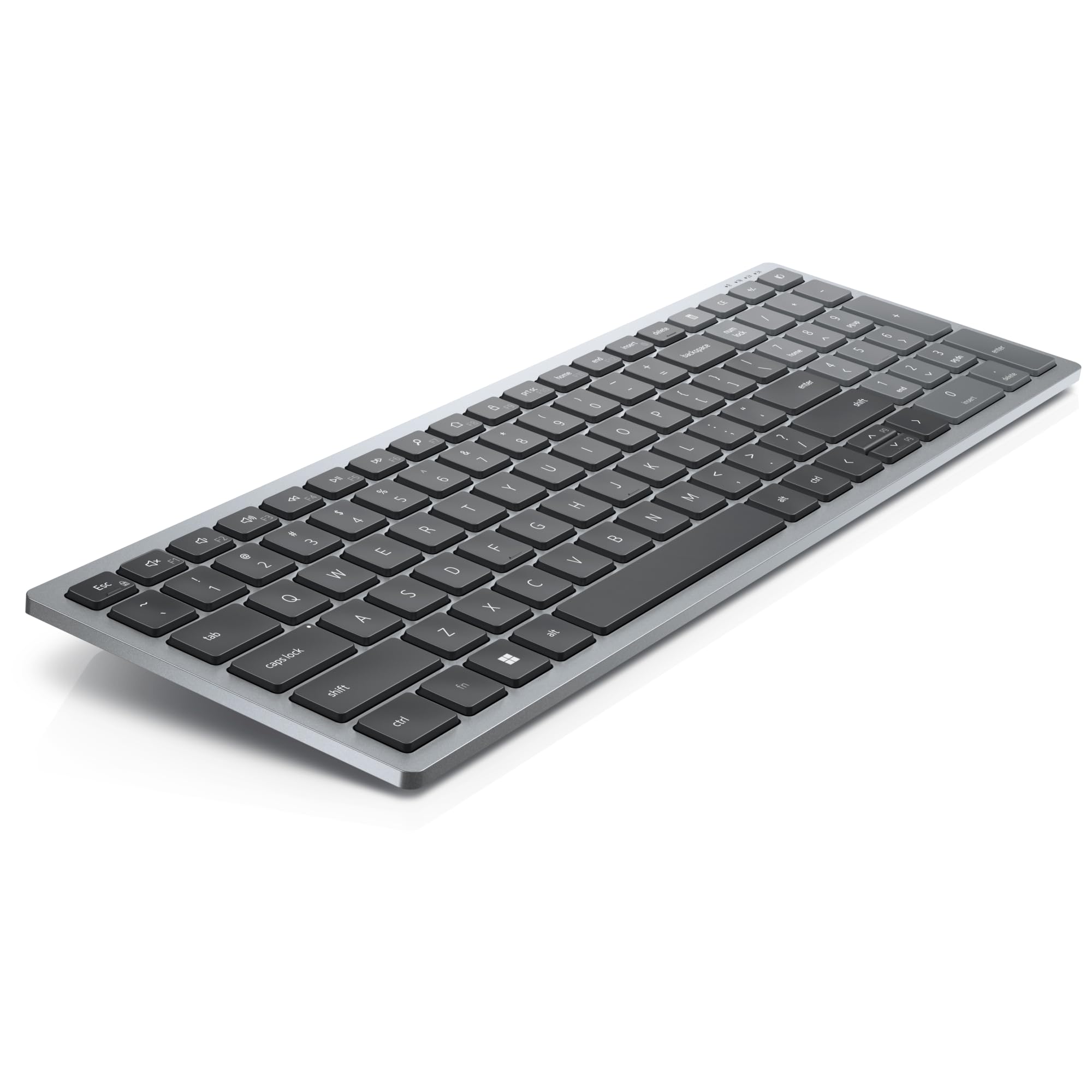 DELL KB740 tastiera RF senza fili + Bluetooth QWERTY US International Grigio, Nero