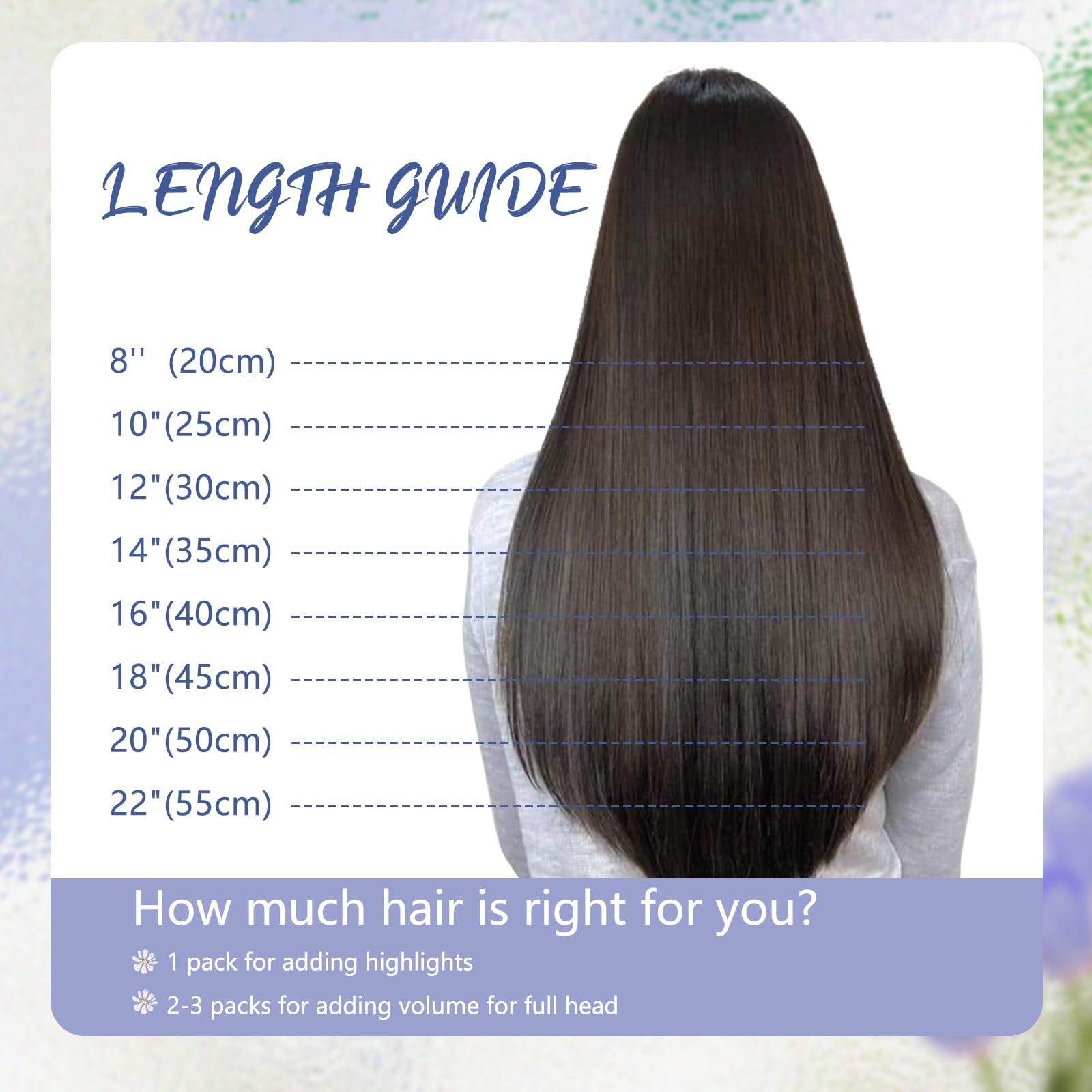 TESS Clip In Hair Extension,Hair Extensions Real Human Hair One Peice 5 Clips Straight Natural (#60 Platinum Blonde,16Inch) - Image 4