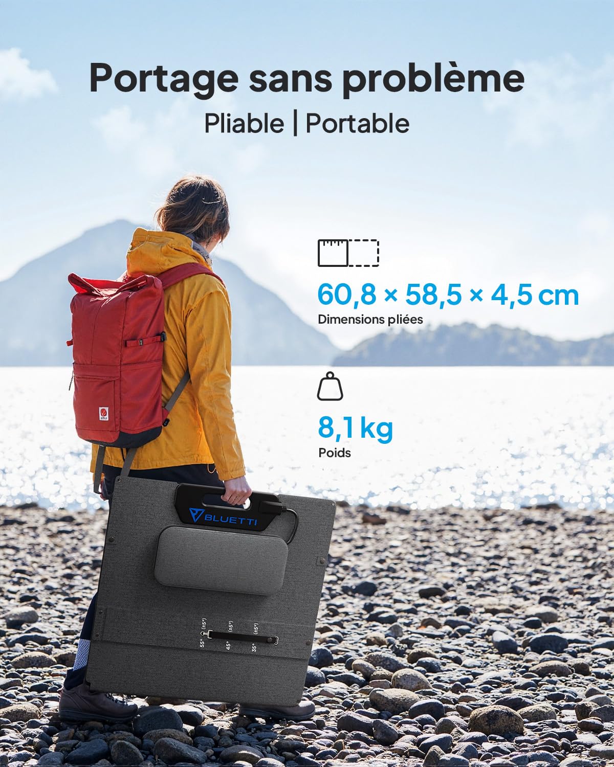 BLUETTI Elite 200 V2 Générateur Électrique Portable avec 200W Panneau Solaire, 2073,6Wh avec 2 Prises CA 2600W, Durée de Vie de 17 Ans, Alimentation de Secours LiFePO4 pour Camping-car