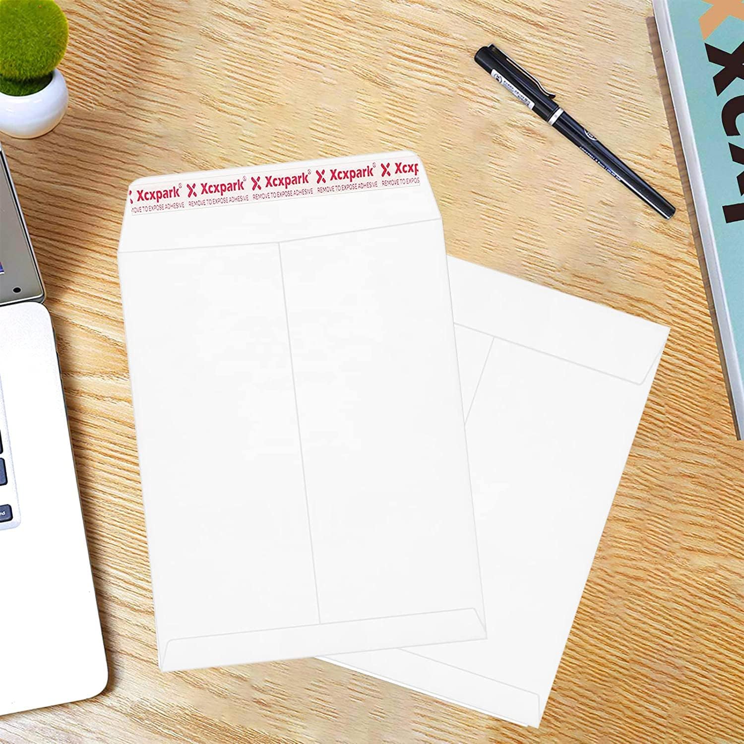 120 PCS 6x9 inches Security Catalog Envelopes Printable Self Seal Envelopes, Anti Tear White Envelopes for Invitation Cards, Pictures, Photos, Documents - Image 6