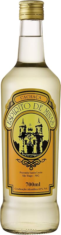Cachaça Espírito de Minas Tradicional Artesanal de Alambique 700ml