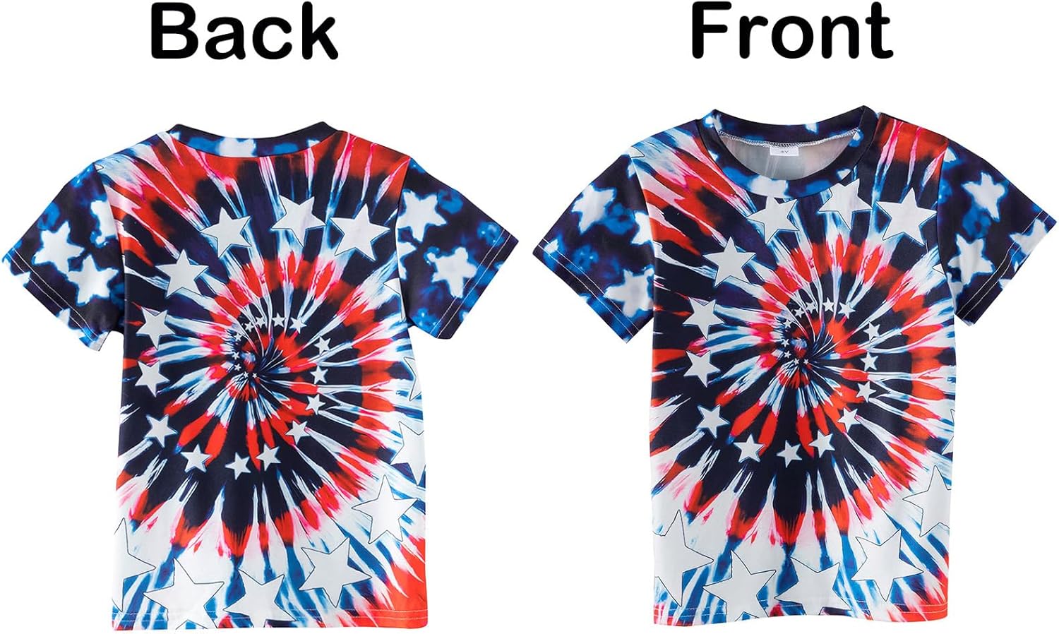 Boys Girls 4th of July T-Shirt American Flag Tees Kids Toddler Short Sleeve Tee Shirts 4-10 Years - Image 4