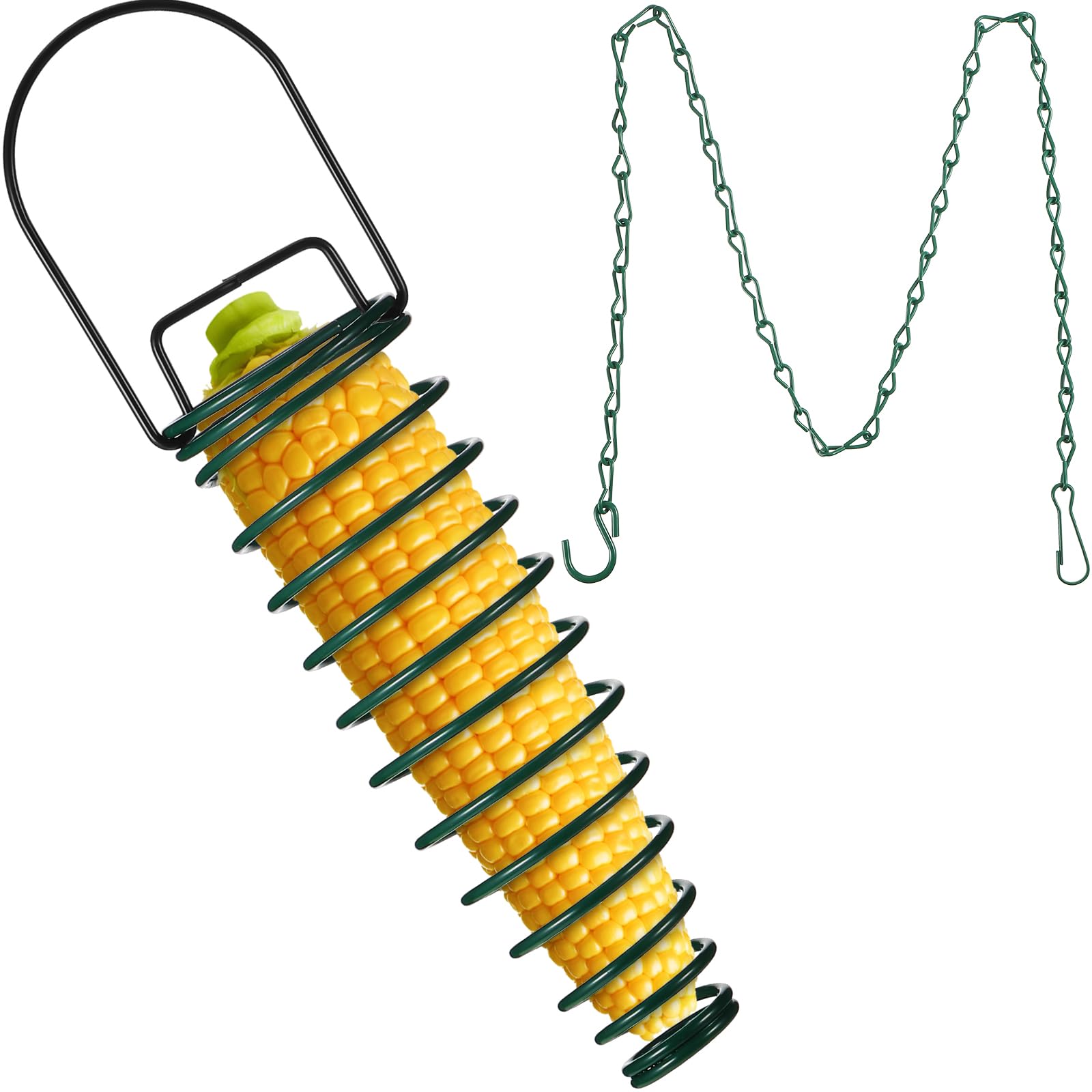 Mangeoire pour écureuils et oiseaux avec chaîne d'extension 89 cm pour jardin