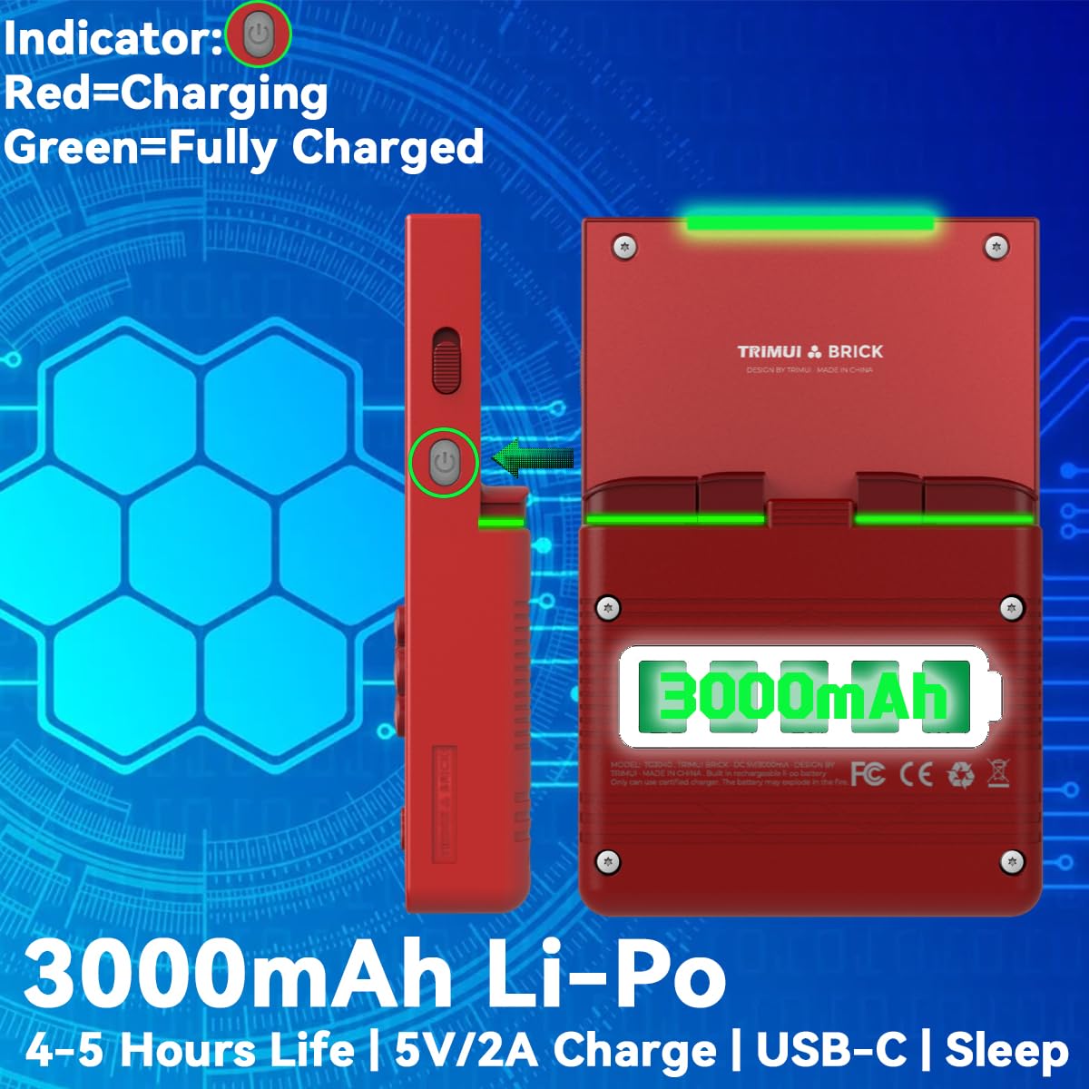 Amazon.co.jp: EWDGOES Trimui Brick ハンドヘルドゲーム