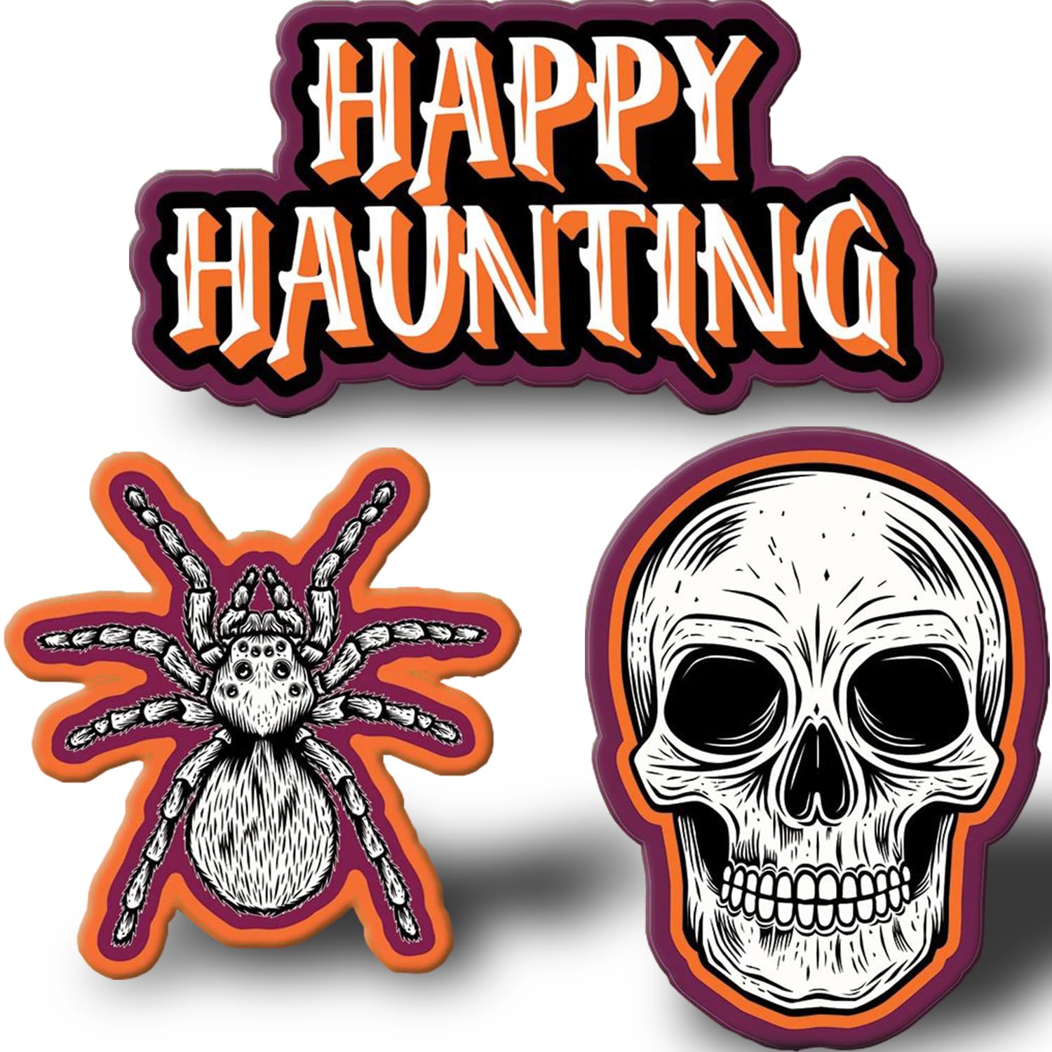 Panneaux de cour en plastique Wicked Hauntings piquets métal pour jardin et maison