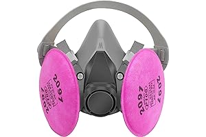 Full Face Respirator Reusable, Full Face Cover for Paint Mask