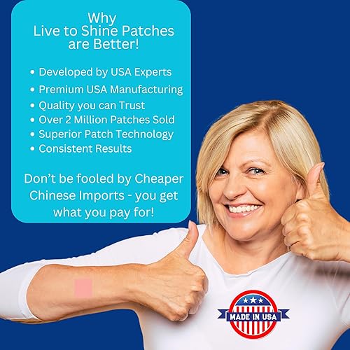 Miniatura 3 de Parches de magnesio para hombres y mujeres – Apoyo para dormir y relajación, recuperación muscular, función nerviosa – Fabricado en Estados Unidos –