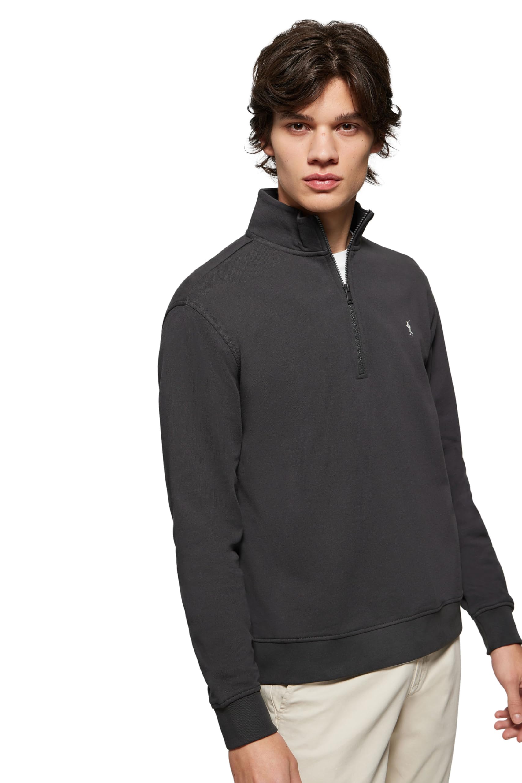 Sudaderas Lacoste Hombre Sudadera Lacoste High Neck De Mezcla De