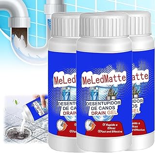 3PCS Powerful Pipe Dredging Agent, Unblock Clogged Drains with Ease, Sink and Drain Pipe Dredging Powder Pipe Dredge Agent 100g