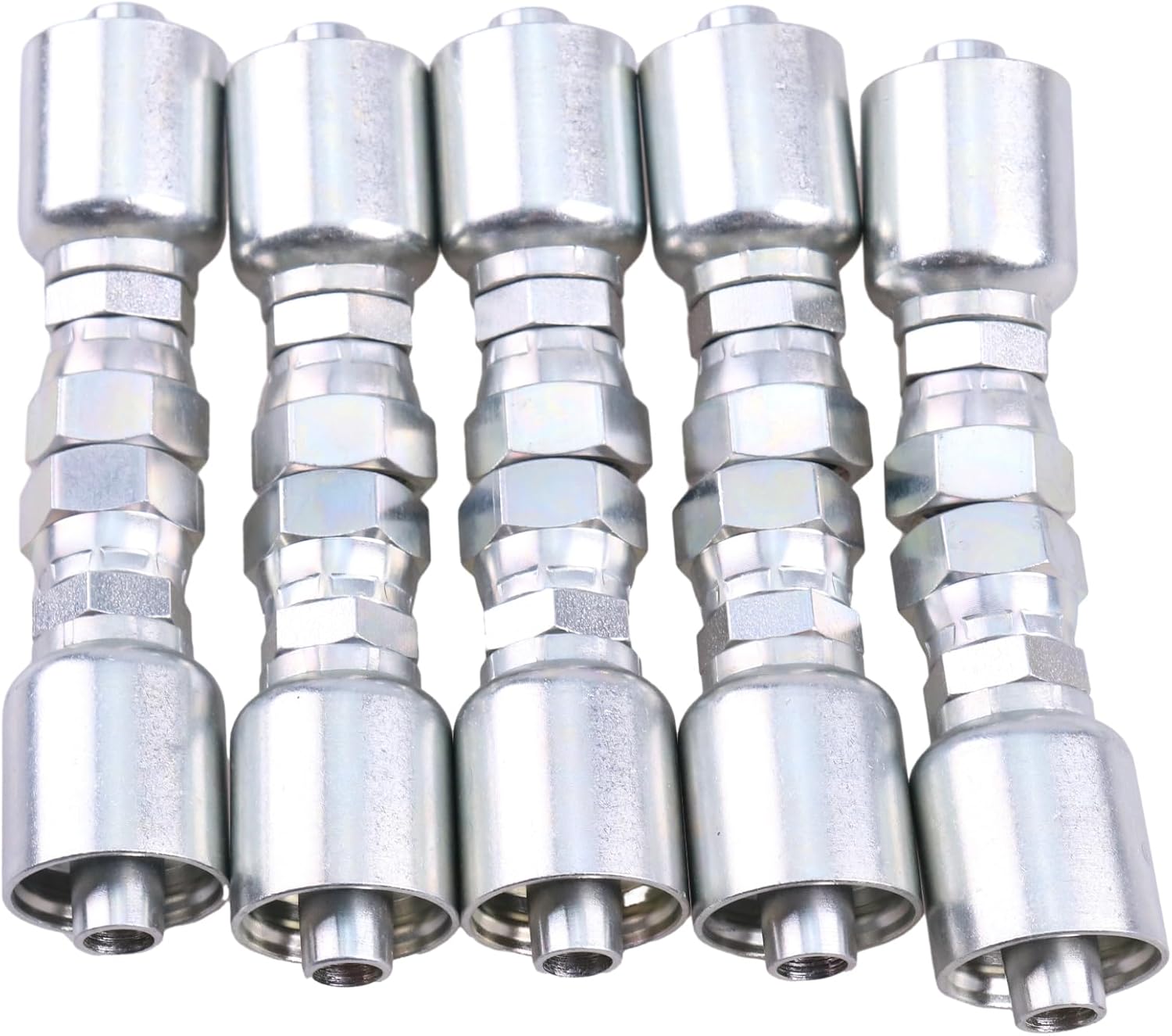 10PCS Hydraulic Hose Fitting With 1/2" Female JIC 10643-8-8 1064388 Compatible with Parker