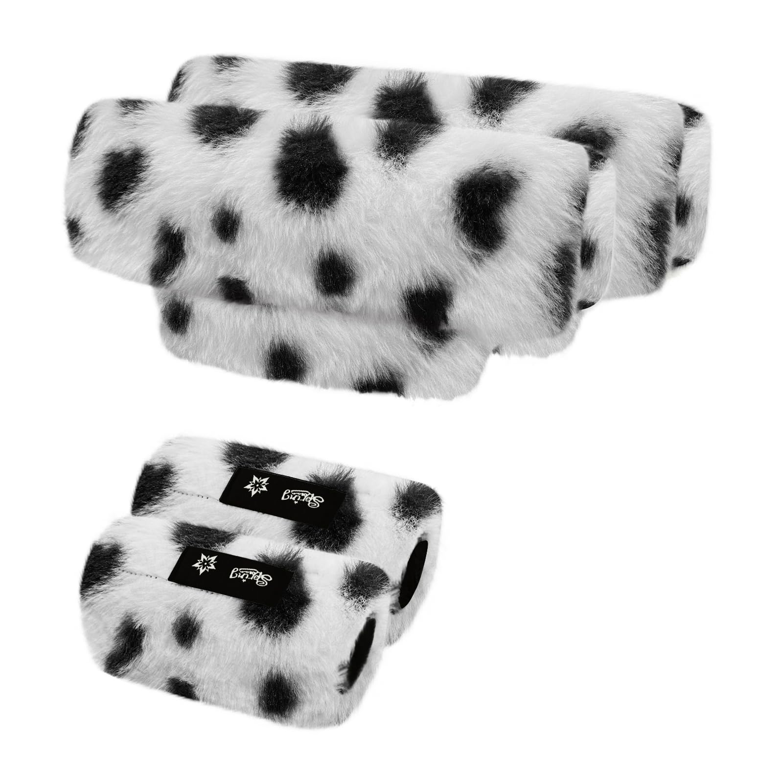 SPRING SEAON Crutches Padding Fuzzy Crutch Pads for Armpits and Hand Grips