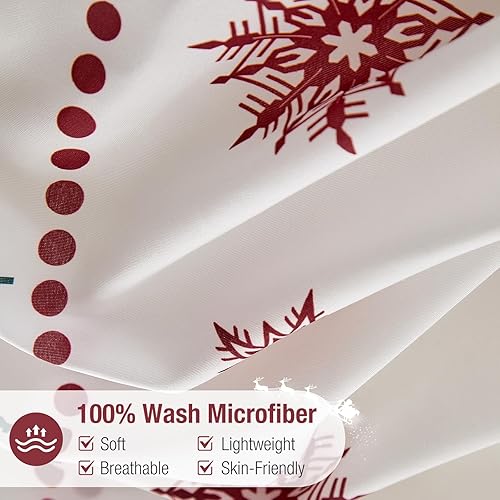 Miniatura 31 de Lekesky Juego de funda de edredón tamaño King, de microfibra suave, bohemio, azteca, azul, bohemio, con cierre de cremallera, lazos en las esquinas