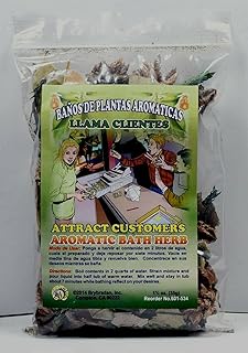 6 PCS AROMATIC SOOTHING HERBAL BATH ATTRACT CUSTOMERS LLAMA CLIENTES BANO DE PLANTAS AROMATICAS - MADE IN USA - 1 OZ