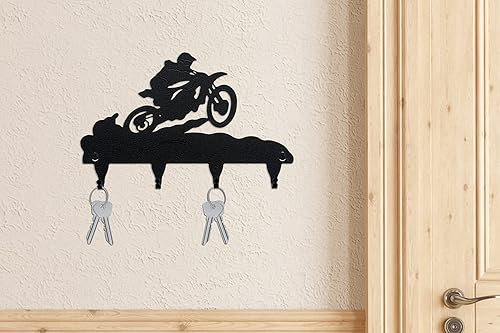 Miniatura 3 de Innovative Fabricators, Inc. Ganchos para llaves de motocross, montaje en pared, 11 pulgadas