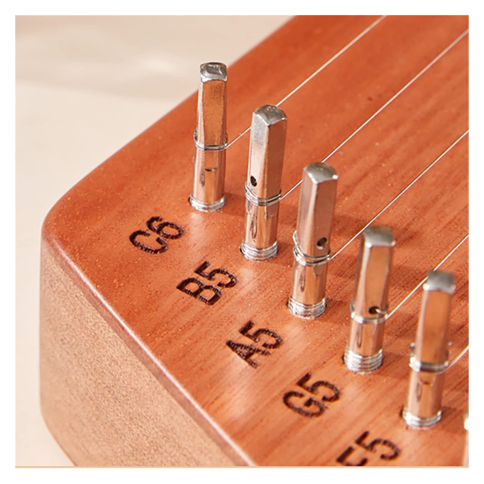 Harfen 19-saitige Leierharfe Aus Holz, Mahagoni, Harfe, Anfänger, Harfe, Musikinstrument, Tragbares Instrument (Color : 3/4)