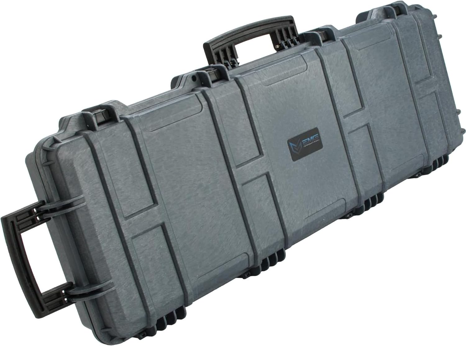 Evike EMG Transporter Lockable 42" Hard Case w/low-profile wheels & PnP foam (Color: Wolf Grey)