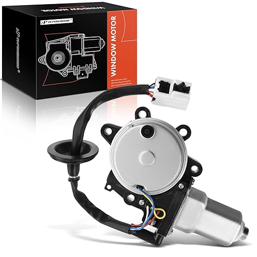 A-Premium Front Left Power Window Lift Motor Compatible with Nissan 350Z 2003-2009 & Infiniti G35 2003-2007, Driver Side, with Anti-Clip Function, Replace# 80731CD000, 80731CD001