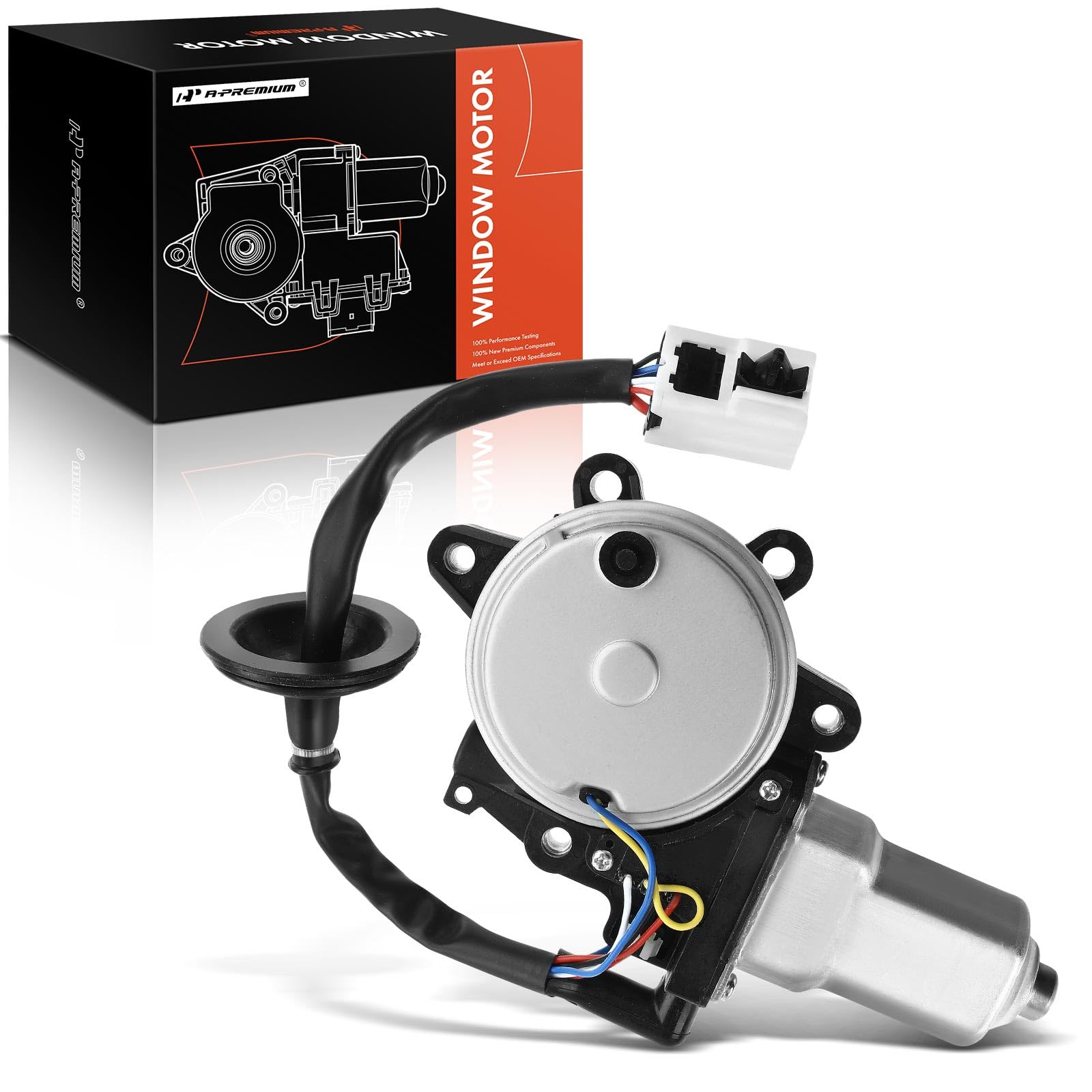 A-Premium Anti-Clip Function Window Regulator Motor for Nissan 350Z 2003-2009 Infiniti G35 2003-2007 Front Left Driver Side