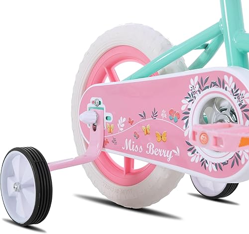 Miniatura 9 de KEANO Voyager 10 12 Inch Kids Bike for Boys and Girls Ages 1-4 Years, Toddler Bike with Training Wheels & Basket, Detachable Parent Push Handle,