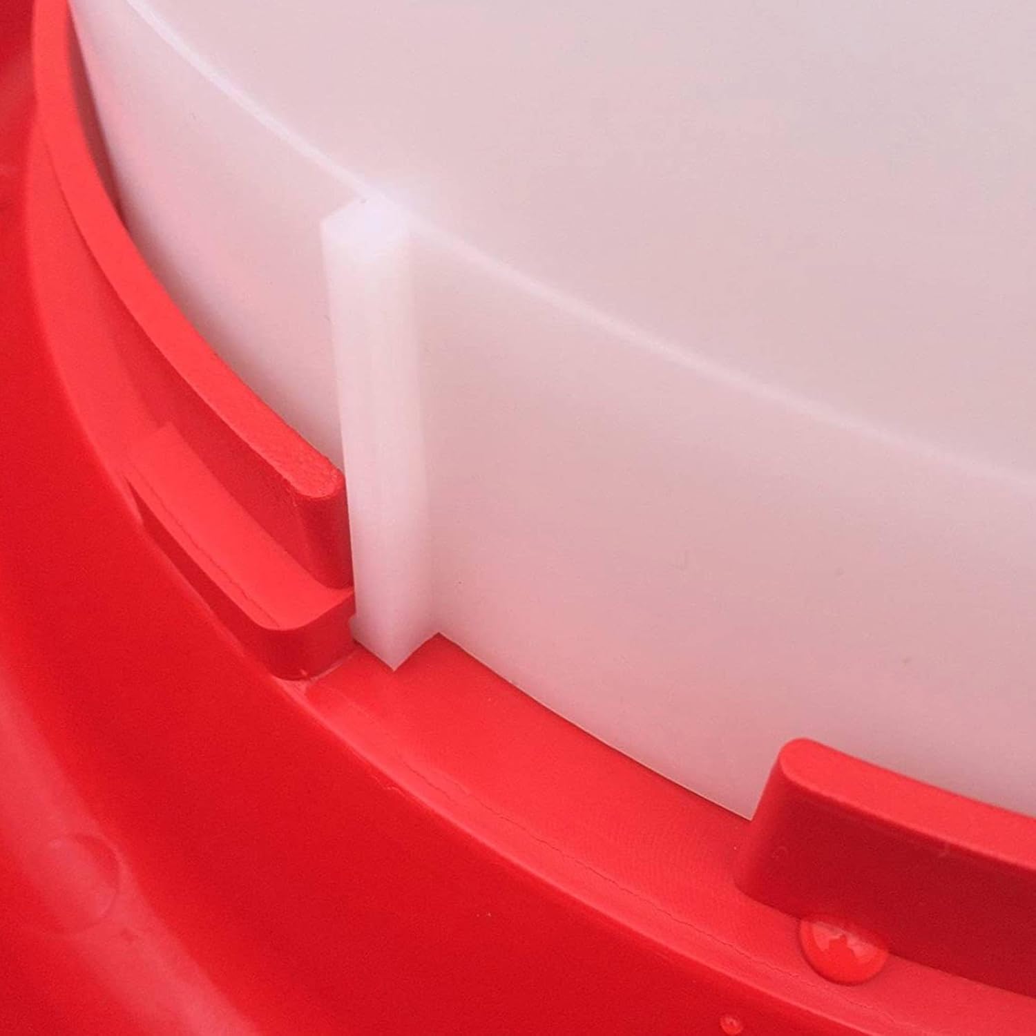 Farm Innovators 3 Gallon Thermostatically Controlled Heated Plastic Outdoor Year Round Hanging Water Fountain for Poultry Watering, Red (8 Pack)