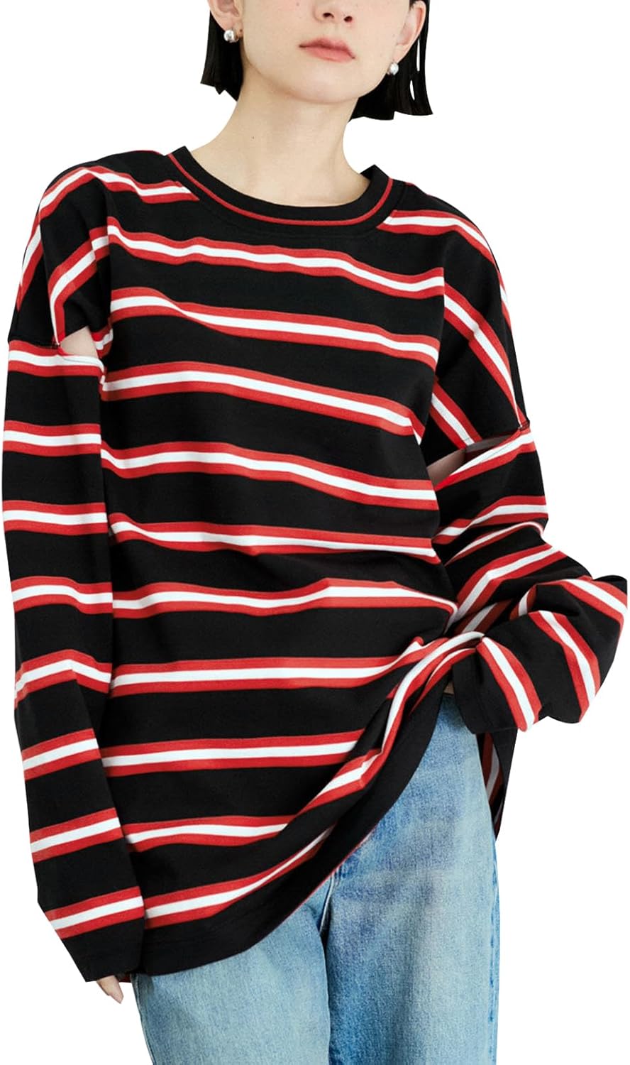 マックスアンドコー ロング丈 ワンピース ドット シャツ ブルー XL