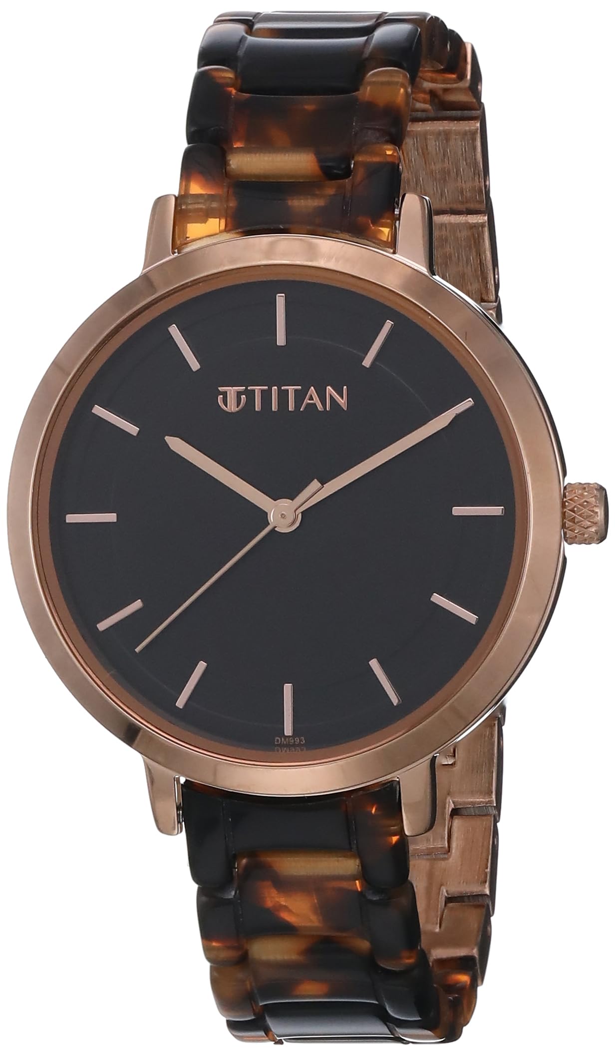 Titan Purple Acetate Quartz Analog Black Dial Brass & Acetate Strap Watch for Women-NS95188KD01 (B0CRHNFV7T) Amazon Price History, Amazon Price Tracker