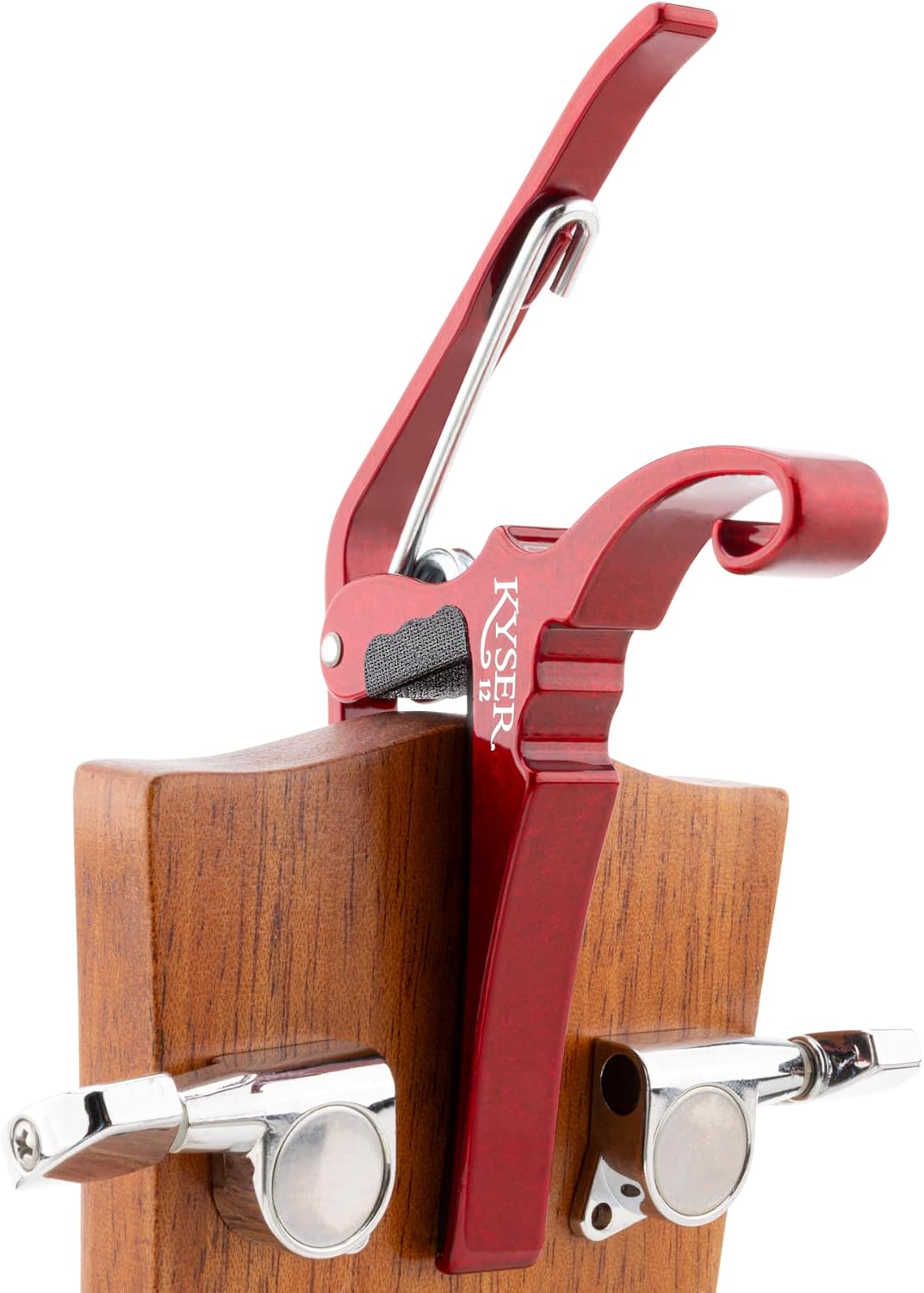 Kyser Musical Products Quick-Change Guitar Capo, KG12RA, Red - For Twelve String Guitars