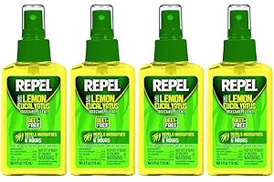 Mosi-Guard Lemon Eucalyptus Natural Insect Repellent 4-Ounce Pump Spray (Pack of 4)