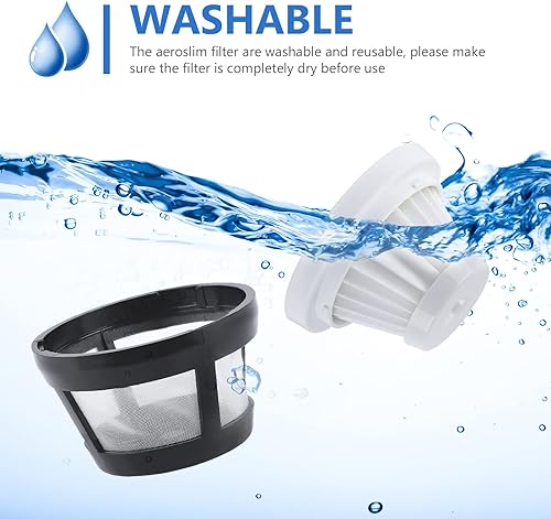 Miniatura 4 de KEEPOW Filtro de vacío de repuesto compatible con BISSELL AeroSlim aspiradora de mano inalámbrica 29869, 29861, 29867, 29868, 2986, parte # 1624405,