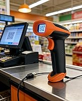 Vista 10 de Escáner de código de barras 3 en 1 compatible con función inalámbrica y Bluetooth 2.4G y conexión con cable Conectar teléfono inteligente Tablet PC