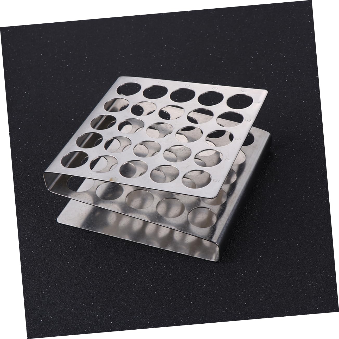4stücke Stainless Steel Test Tube Rack Z-förmiger Ständer Aus Edelstahl Für Labor Stabil Kompakt Und Praktisch Für Aufbewahrung Von Reagenzgläsern