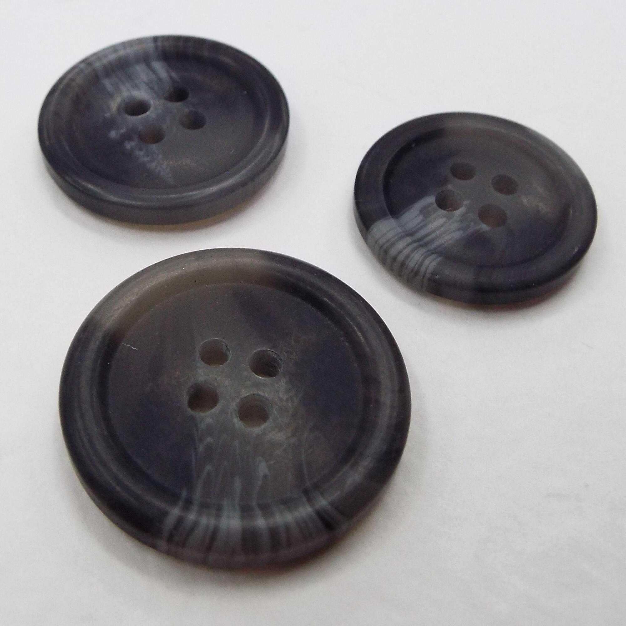 Dark Grey Buttons 15mm 2cm 23mm 25mm 28mm 3cm Suit Jacket Coat Buy 2 4 Or 8 818D, 15mm, 8