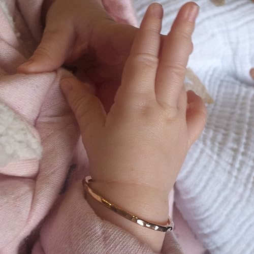 Miniatura 5 de Ellie J Maui Brazalete para Bebé (Oro Amarillo de 14K Relleno, Oro Rosa Relleno y Plata)