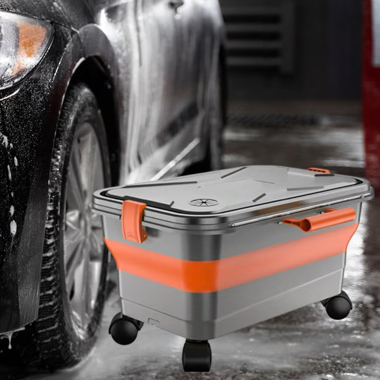 Secchio Lavaggio Auto 22L Pieghevole