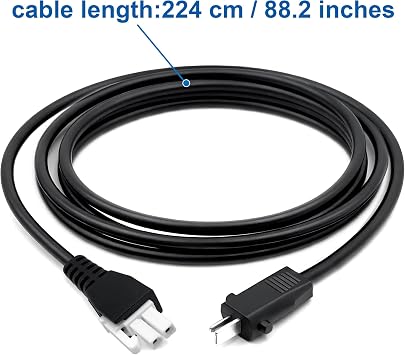 Adjustable Bed Base Input Power Cord Cable Prong Replacement