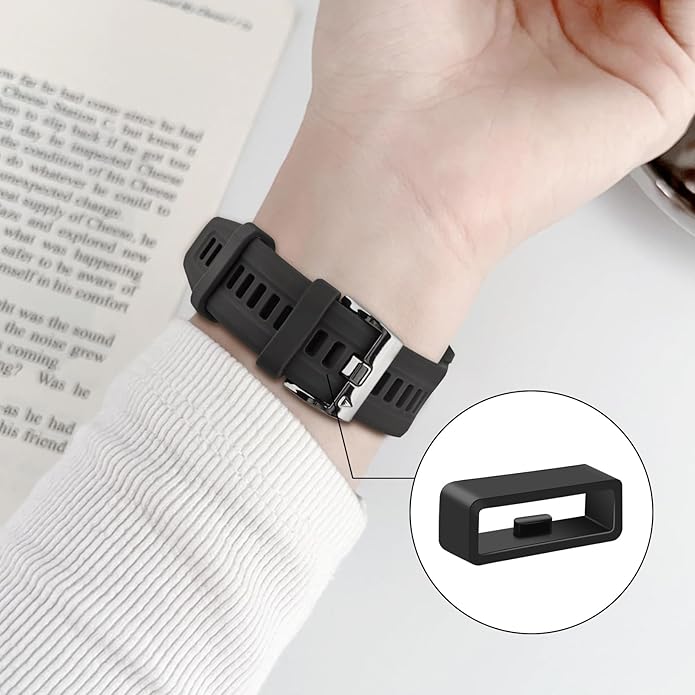 6-Pack Correas de Repuesto para Garmin Instinct, 22mm de Silicona miniatura 5