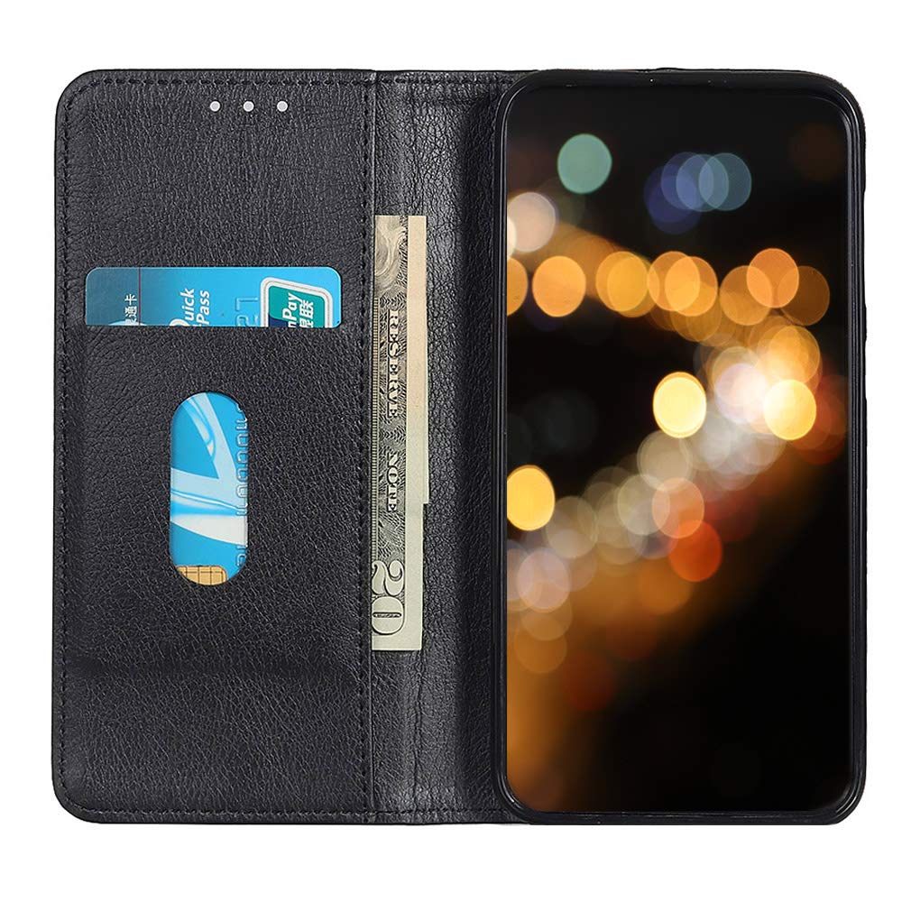 Brand Set Cover Portafoglio In Similpelle Per OnePlus Nord 5G – Chiusura Magnetica, Slot Per Carte E Funzione Stand, Marrone - 2